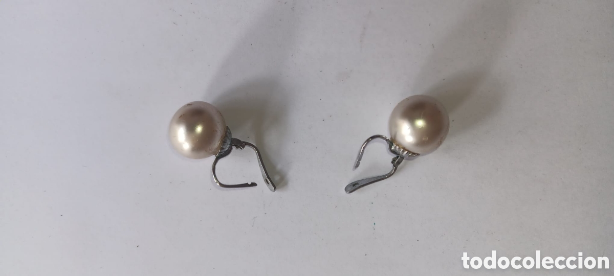 Joyeria: Pendientes perlas a&ntilde;os 50 - Foto 1