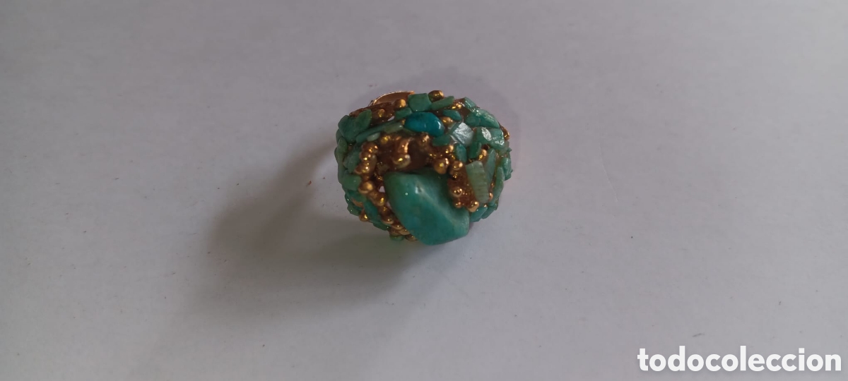 Joyeria: Anillo dorado a&ntilde;os 60/70 - Foto 1