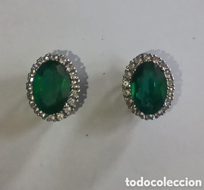 Joyeria: Pendientes a&ntilde;os 60. Pedreria - Foto 1
