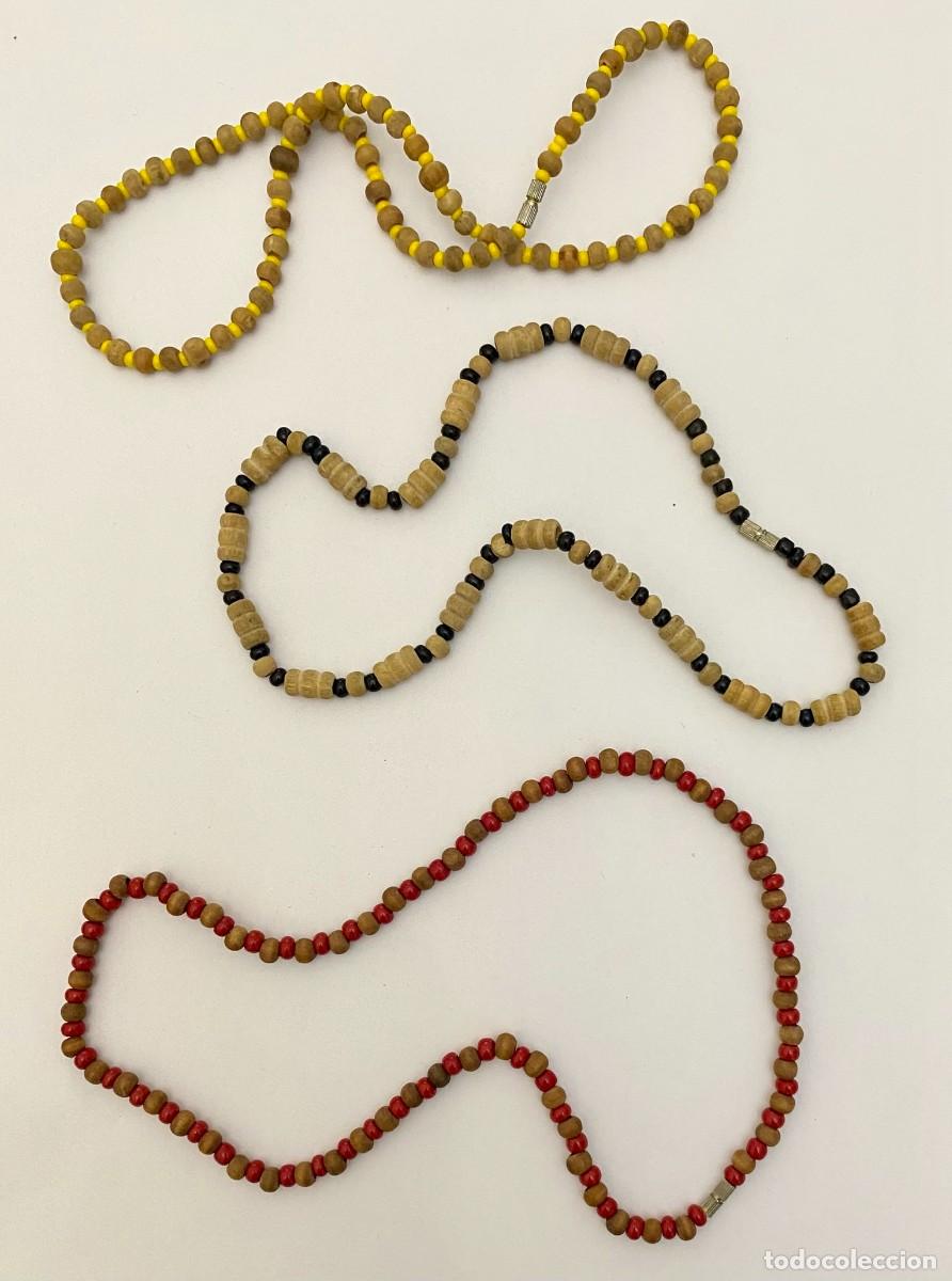 Joyeria: 3 COLLARES CON CUENTAS DE MADERA Y PL&Aacute;STICO - Foto 2