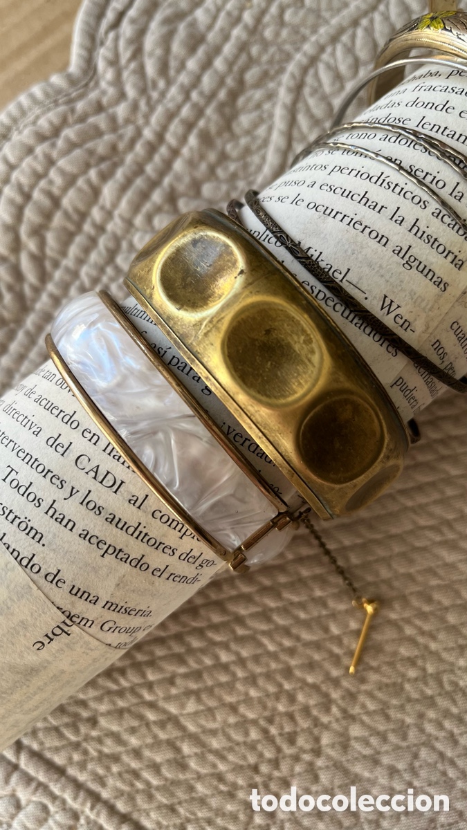 Joyeria: Lote variado de pulseras oro de Toledo - Foto 2