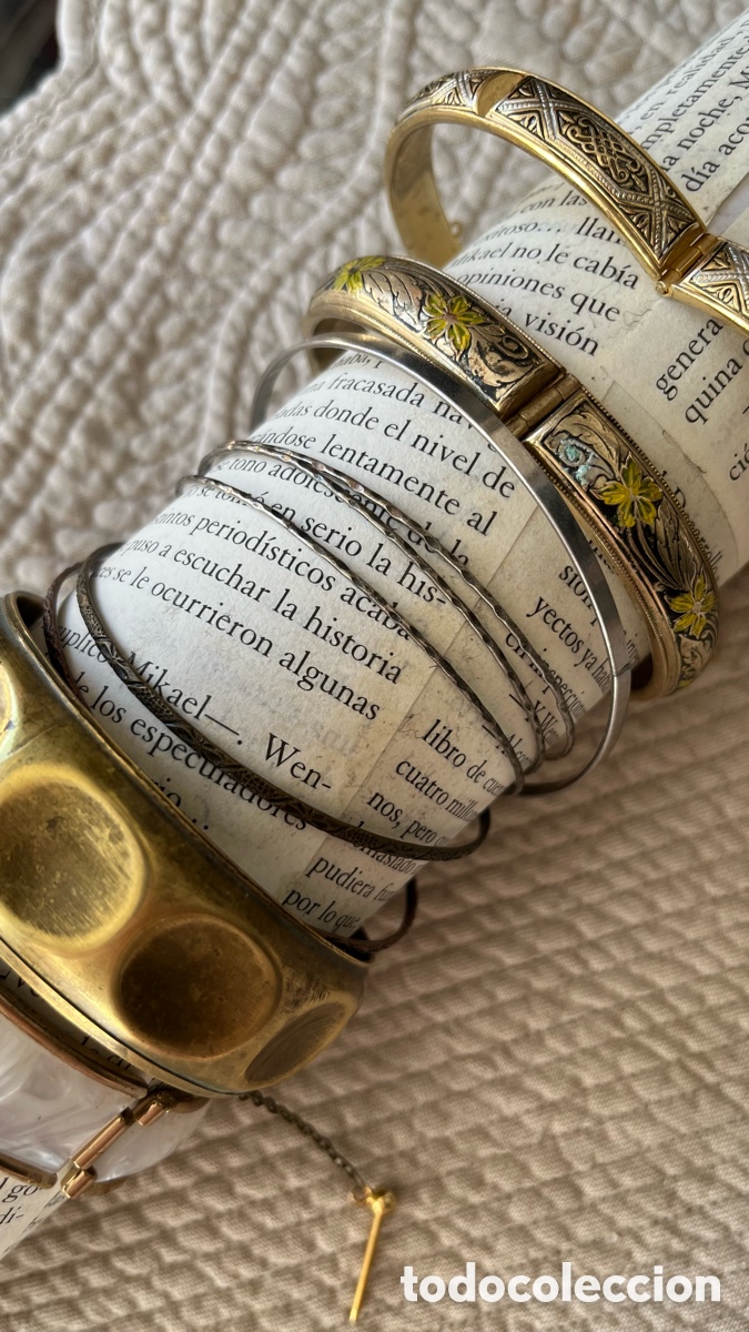 Joyeria: Lote variado de pulseras oro de Toledo - Foto 3