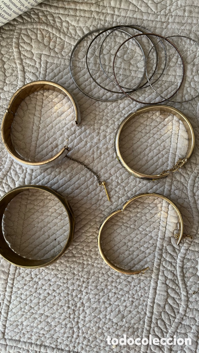 Joyeria: Lote variado de pulseras oro de Toledo - Foto 6