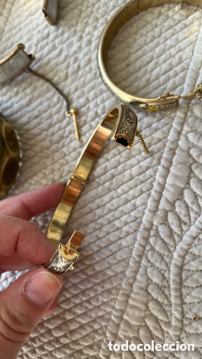 Joyeria: Lote variado de pulseras oro de Toledo - Foto 7
