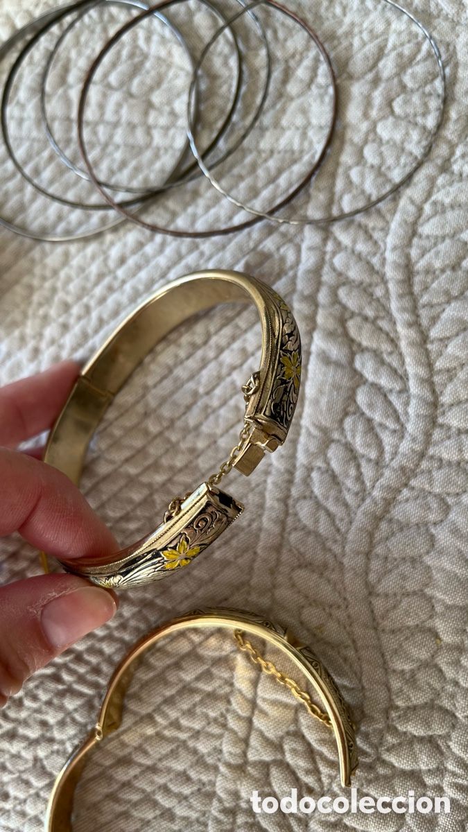 Joyeria: Lote variado de pulseras oro de Toledo - Foto 8