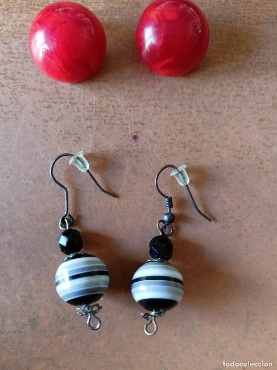 Joyeria: Lote dos pares de pendientes bisuteria - Foto 1