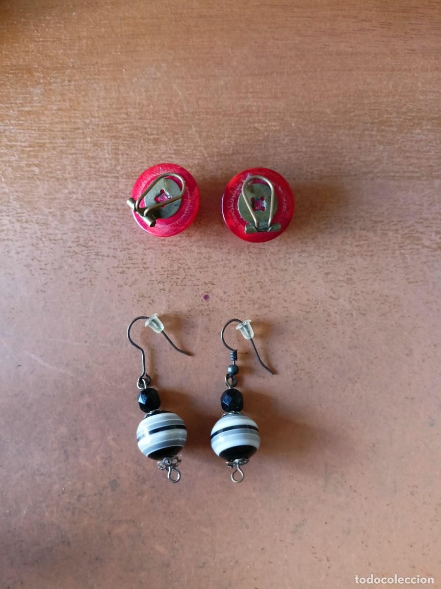 Joyeria: Lote dos pares de pendientes bisuteria - Foto 2