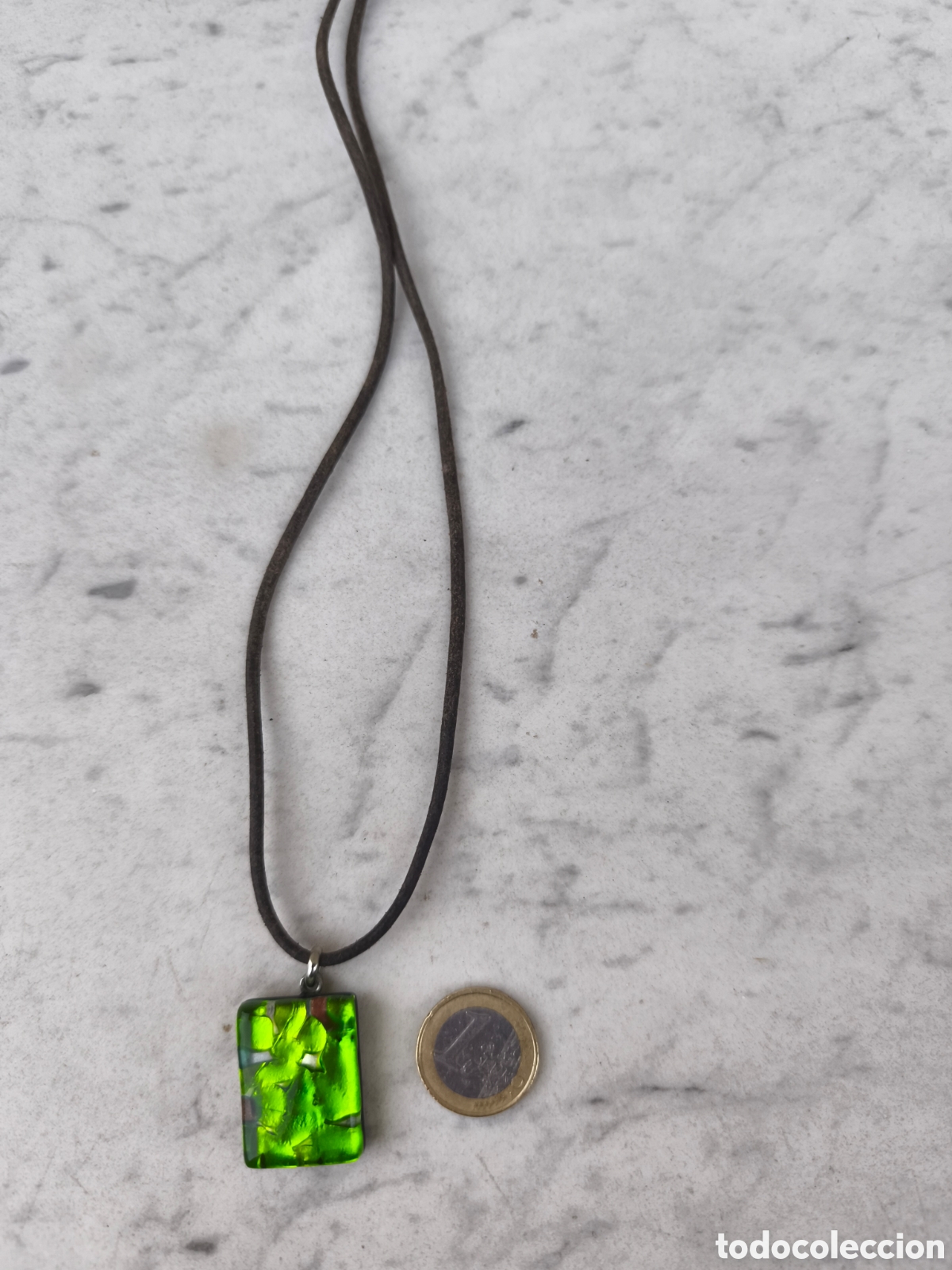 Joyeria: Colgante cristal de Murano. Impecable - Foto 2