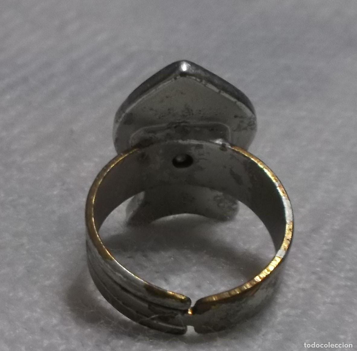 Joyeria: anillo plateado regulable con un pez - Foto 2