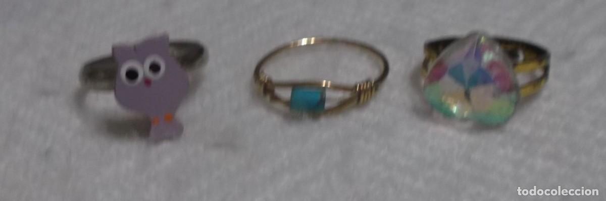 Joyeria: anillos infantiles 3 unidades - Foto 1