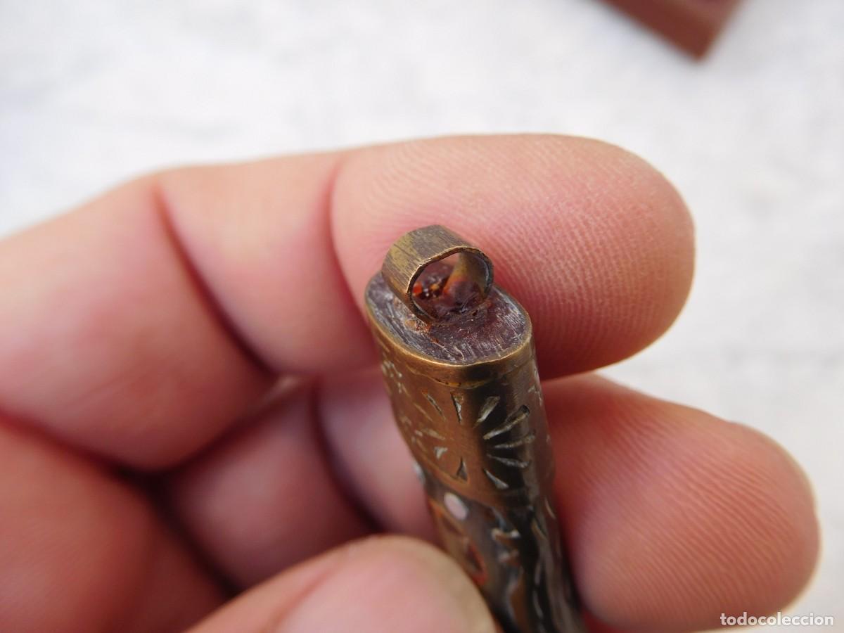 Joyeria: Colgante de bronce con forma de colmillo - Foto 5