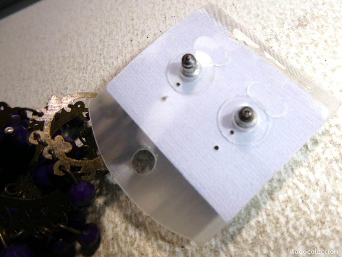 Joyeria: Conjunto de pendientes morados - Foto 3
