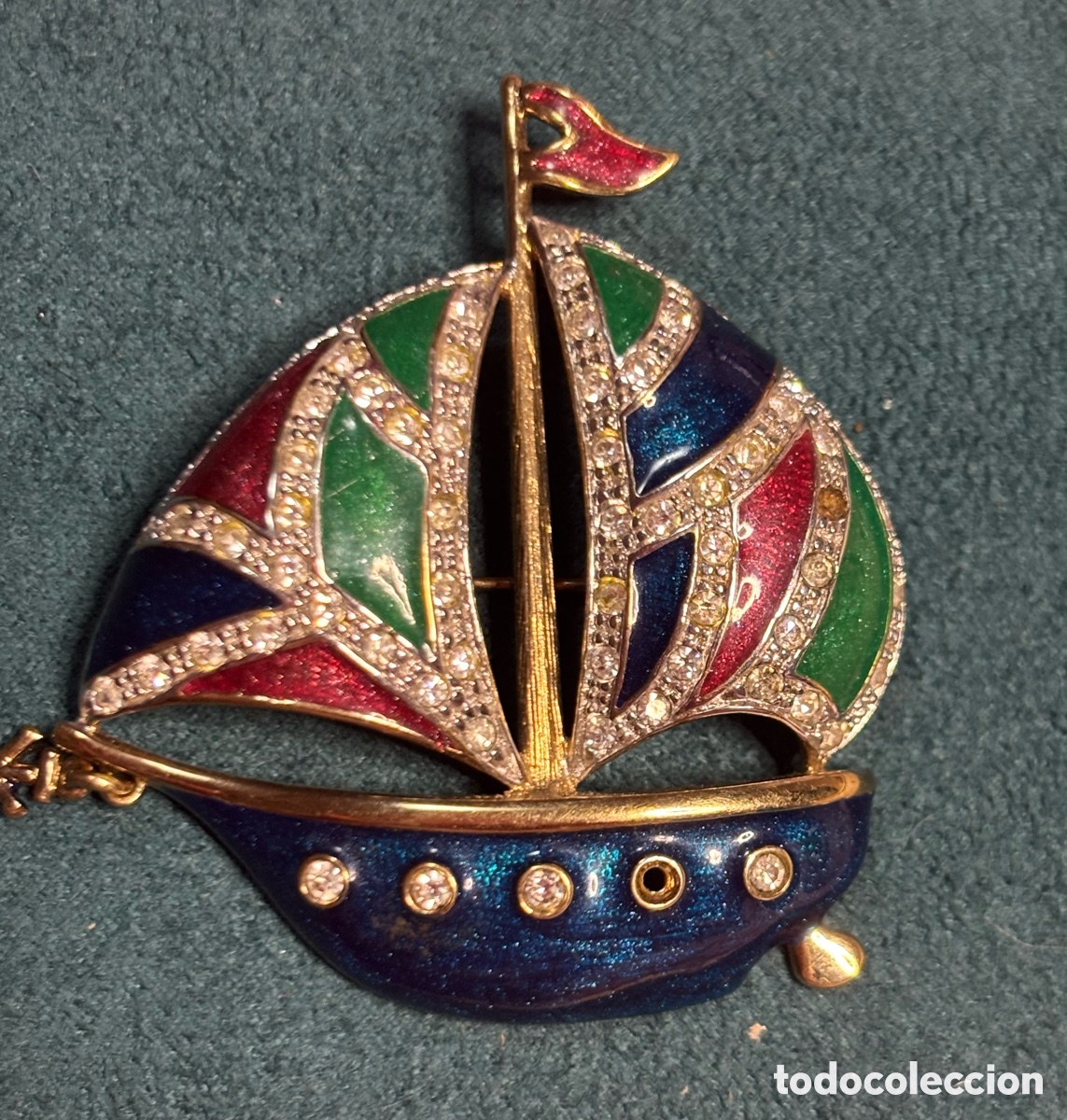 Joyeria: Broche de bisuter&iacute;a vintage - Foto 1