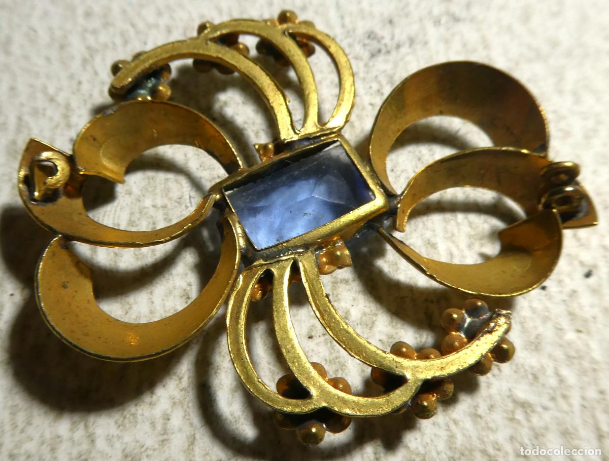 Joyeria: Broche de bisuter&iacute;a dorado - Foto 2