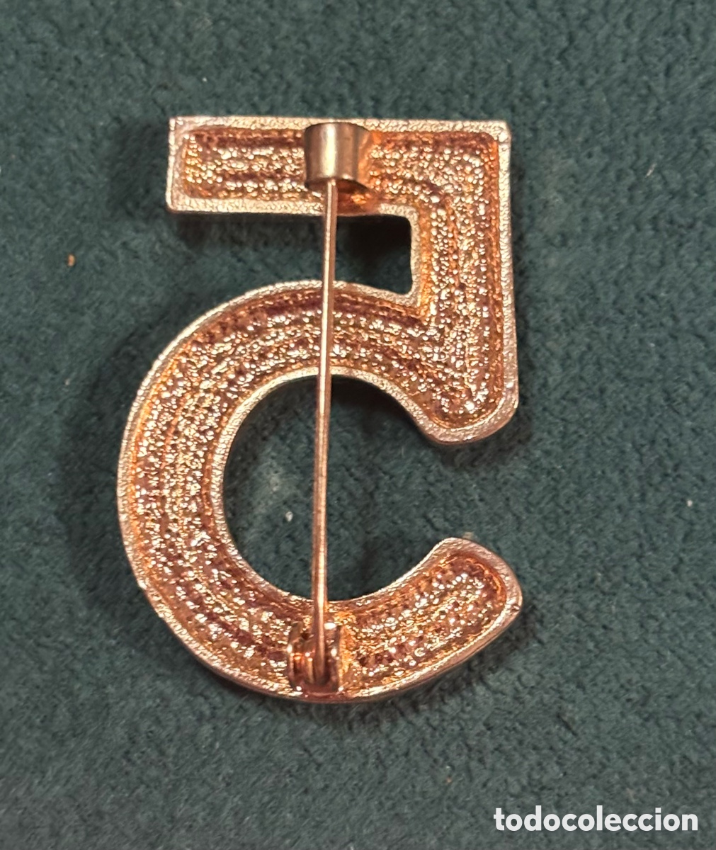 Joyeria: Broche 5 metal dorado strass - Foto 2