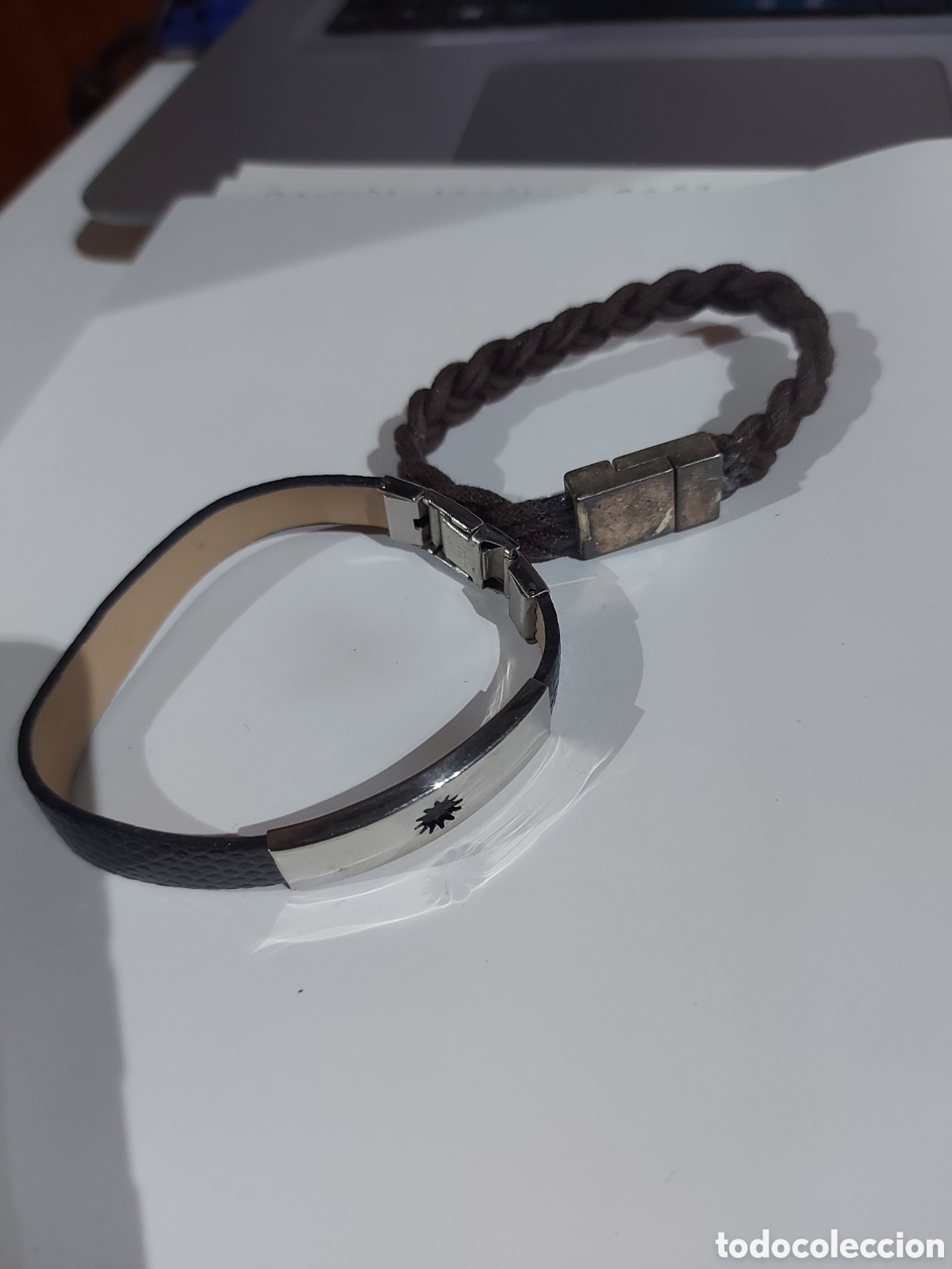 Joyeria: Lote 2 pulseras material y metal - Foto 1