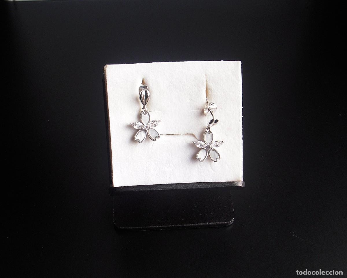 Joyeria: PENDIENTES FORMA DE FLOR EN ACERO - Foto 2