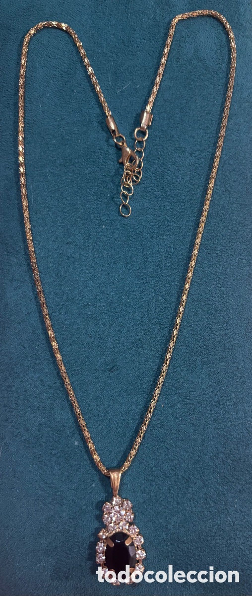 Joyeria: Cadena dorada con colgante - Foto 1