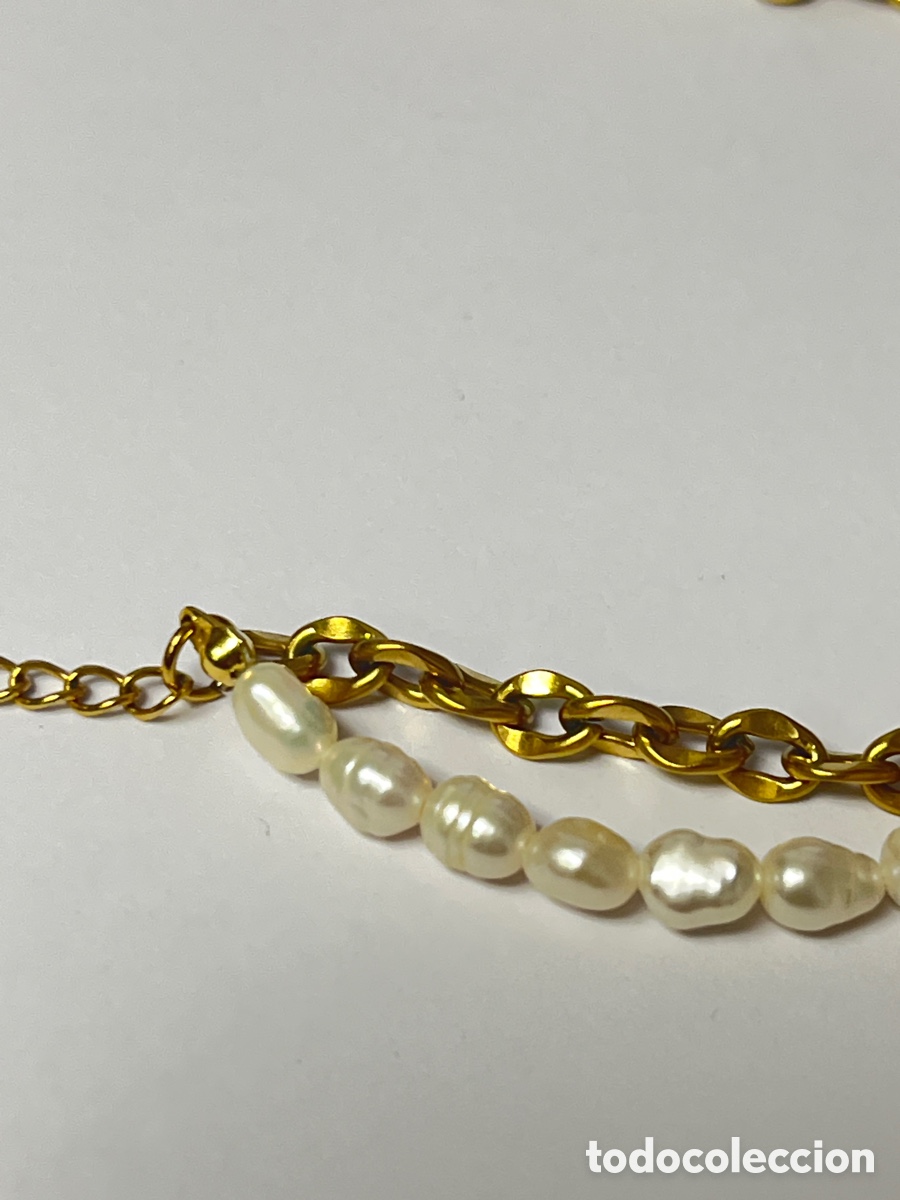 Joyeria: Pulsera de perlas y acero /Pul375 - Foto 2
