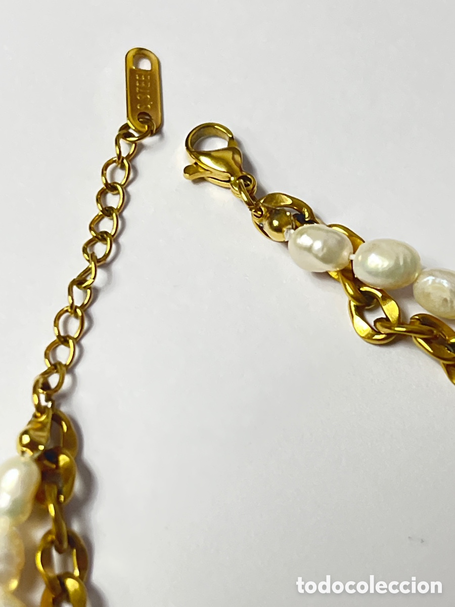 Joyeria: Pulsera de perlas y acero /Pul375 - Foto 3
