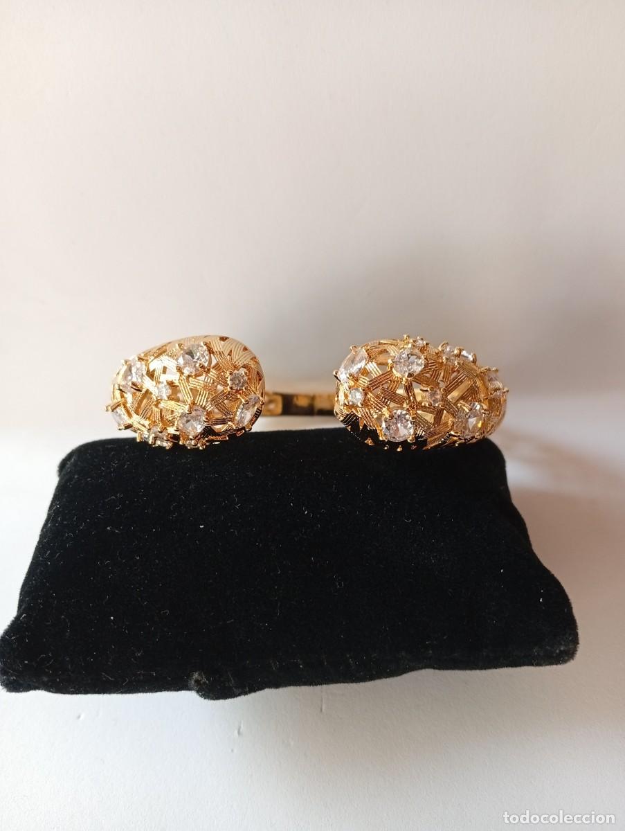 Joyeria: Pulsera Chapada en Oro con Dise&ntilde;o Calado - Foto 2