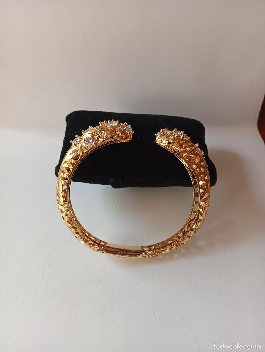 Joyeria: Pulsera Chapada en Oro con Dise&ntilde;o Calado - Foto 1