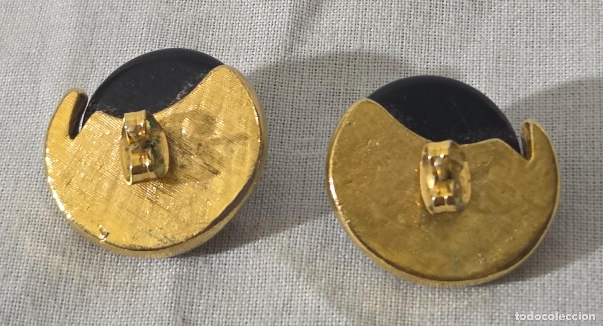 Joyeria: Pendientes de hematites con metal dorado - Foto 6