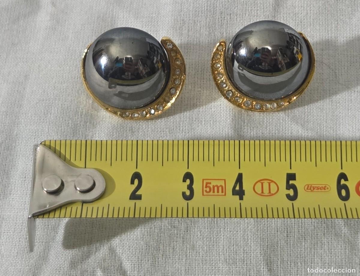 Joyeria: Pendientes de hematites con metal dorado - Foto 8