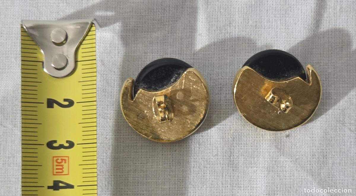 Joyeria: Pendientes de hematites con metal dorado - Foto 9