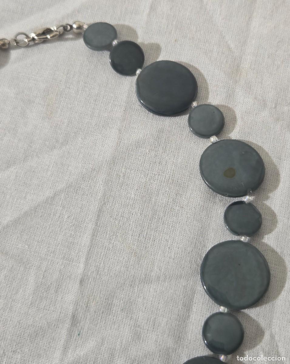 Joyeria: Collar o gargantilla de n&aacute;car negro - Foto 5