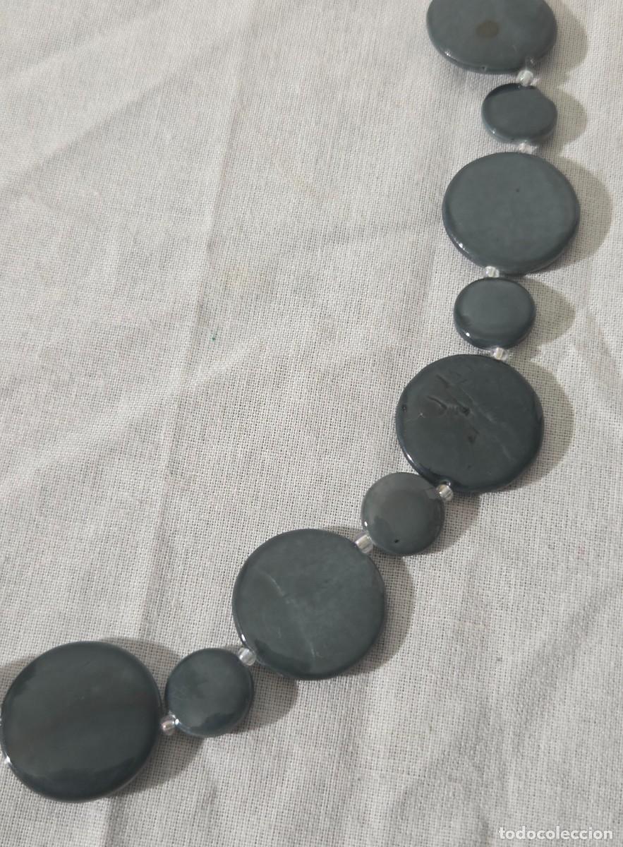 Joyeria: Collar o gargantilla de n&aacute;car negro - Foto 6