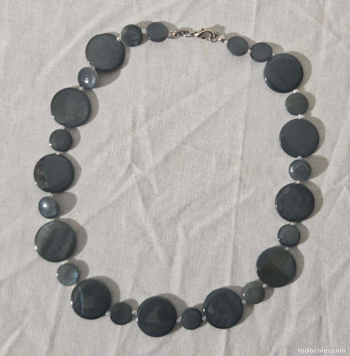 Joyeria: Collar o gargantilla de n&aacute;car negro - Foto 7