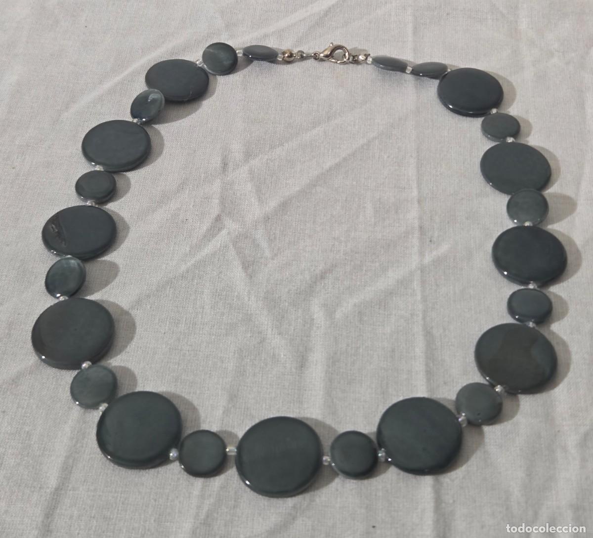 Joyeria: Collar o gargantilla de n&aacute;car negro - Foto 8