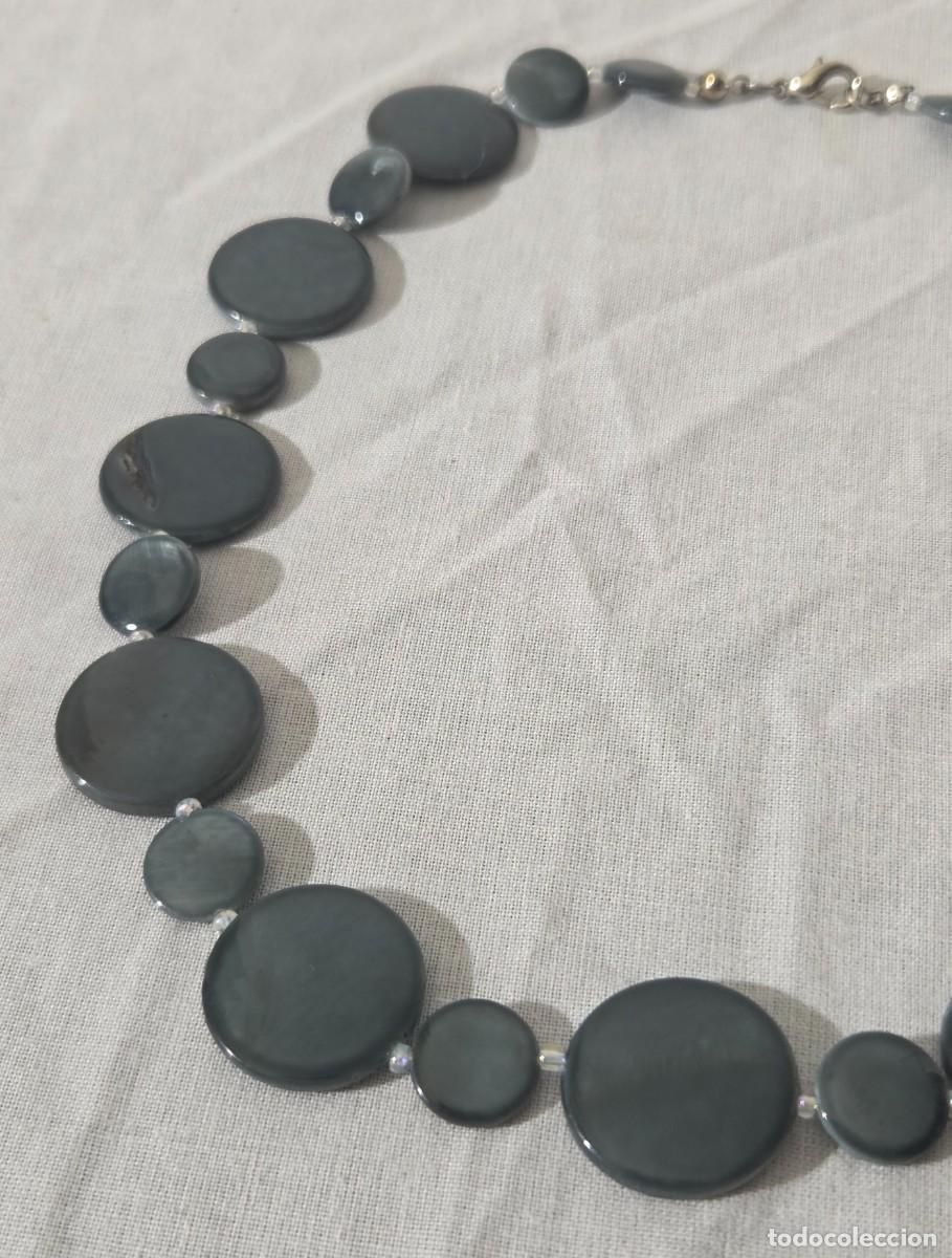 Joyeria: Collar o gargantilla de n&aacute;car negro - Foto 9