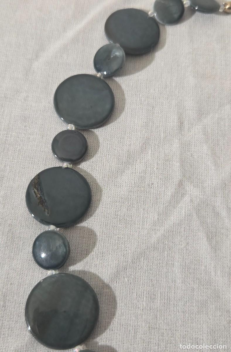 Joyeria: Collar o gargantilla de n&aacute;car negro - Foto 10