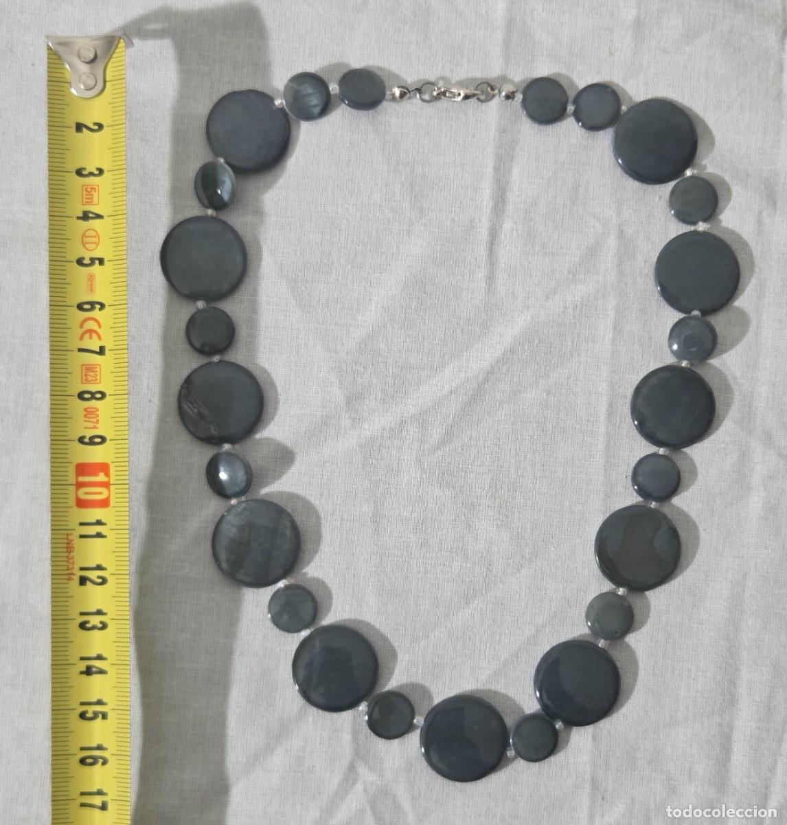 Joyeria: Collar o gargantilla de n&aacute;car negro - Foto 13