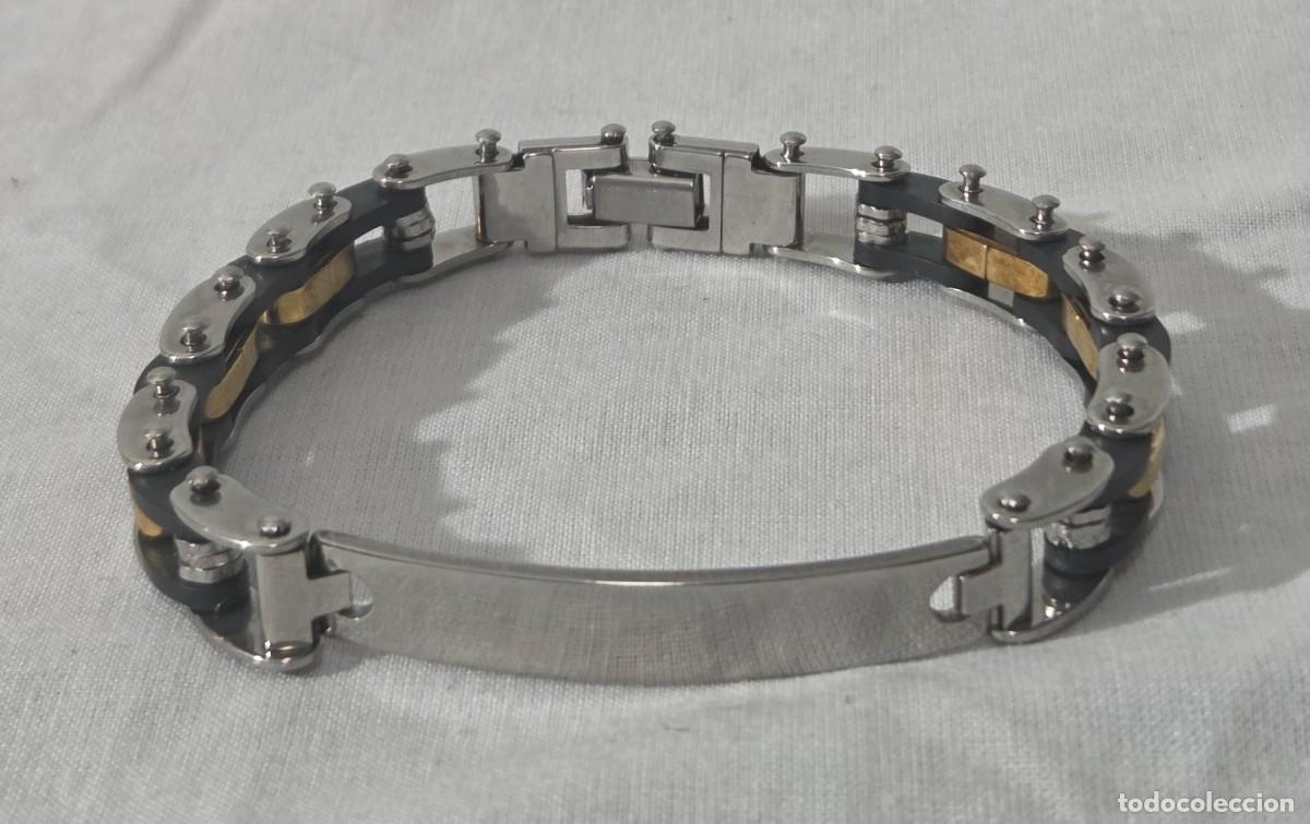 Joyeria: Pulsera de acero, cadena de moto - Foto 1
