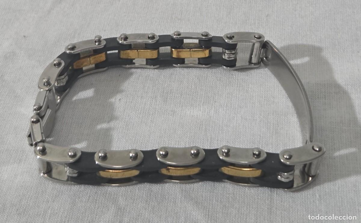 Joyeria: Pulsera de acero, cadena de moto - Foto 5