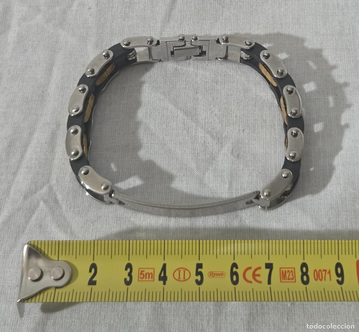 Joyeria: Pulsera de acero, cadena de moto - Foto 8