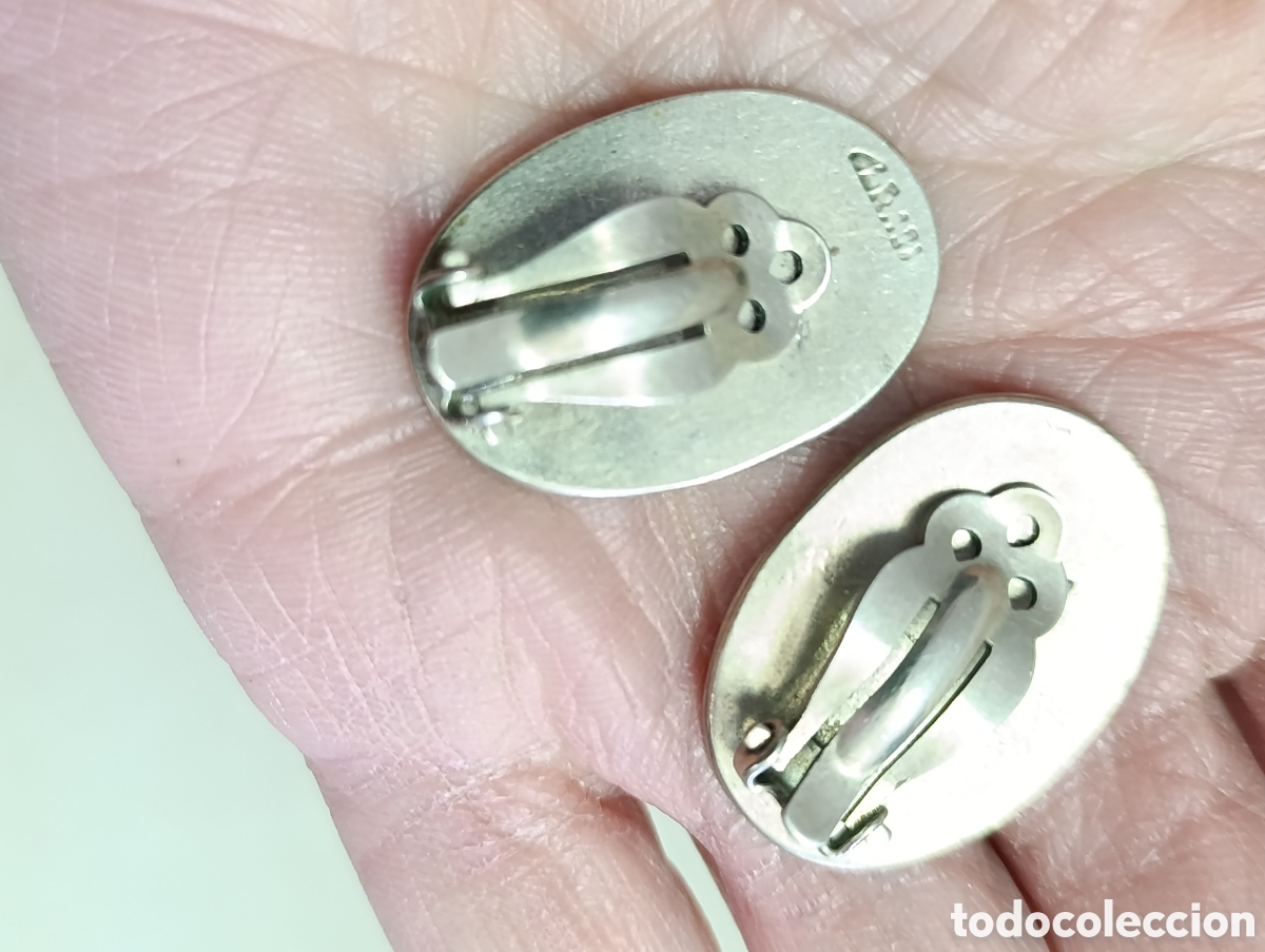 Joyeria: PENDIENTES DE NACAR Y METAL. - Foto 5