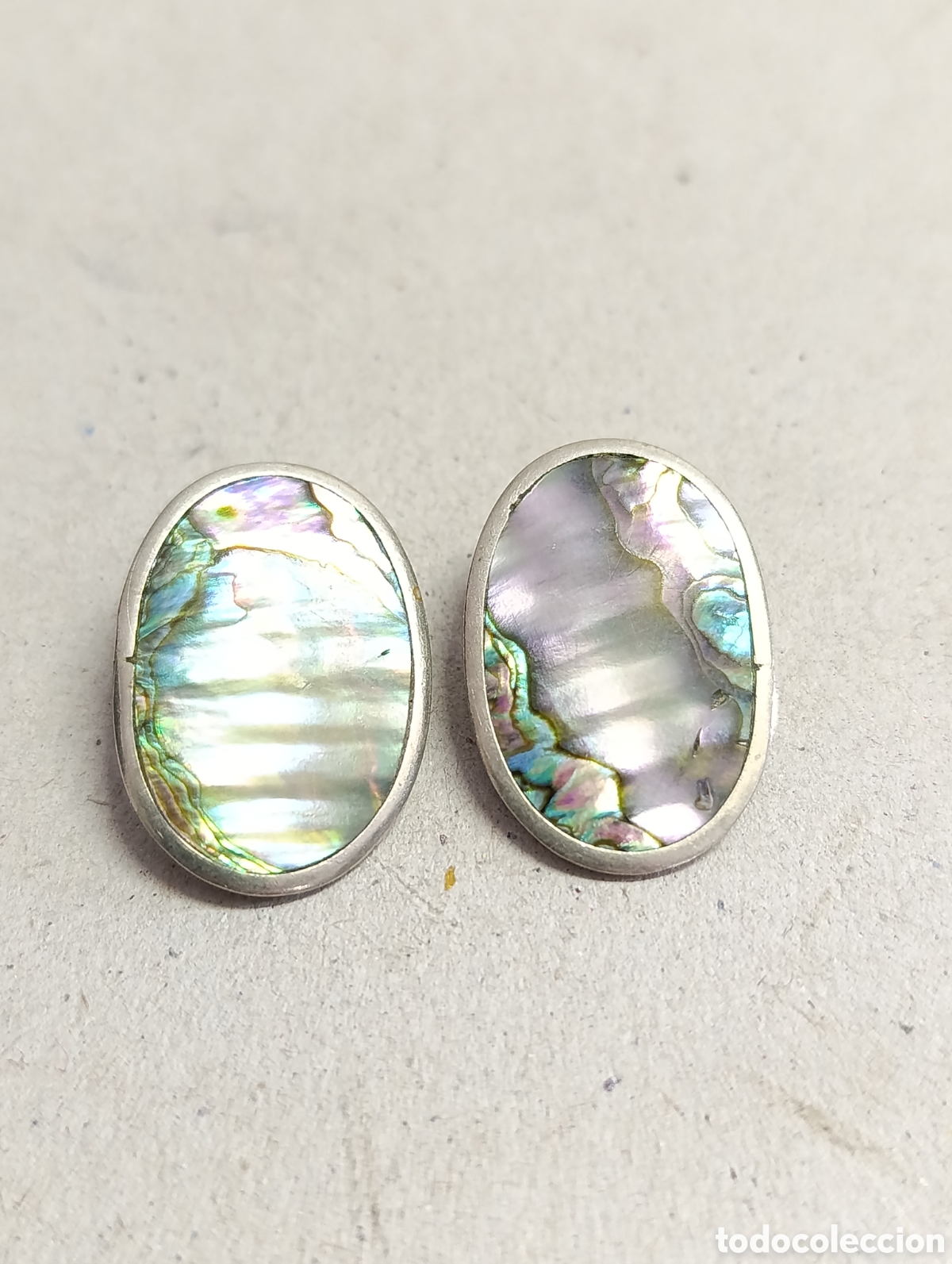 Joyeria: PENDIENTES DE NACAR Y METAL. - Foto 6