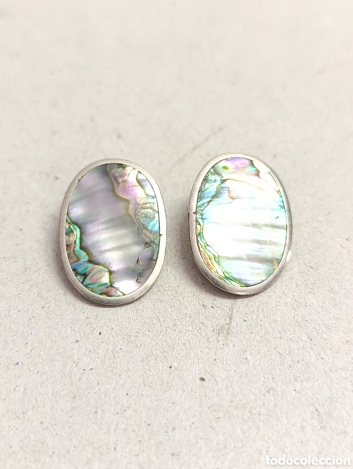 Joyeria: PENDIENTES DE NACAR Y METAL. - Foto 1