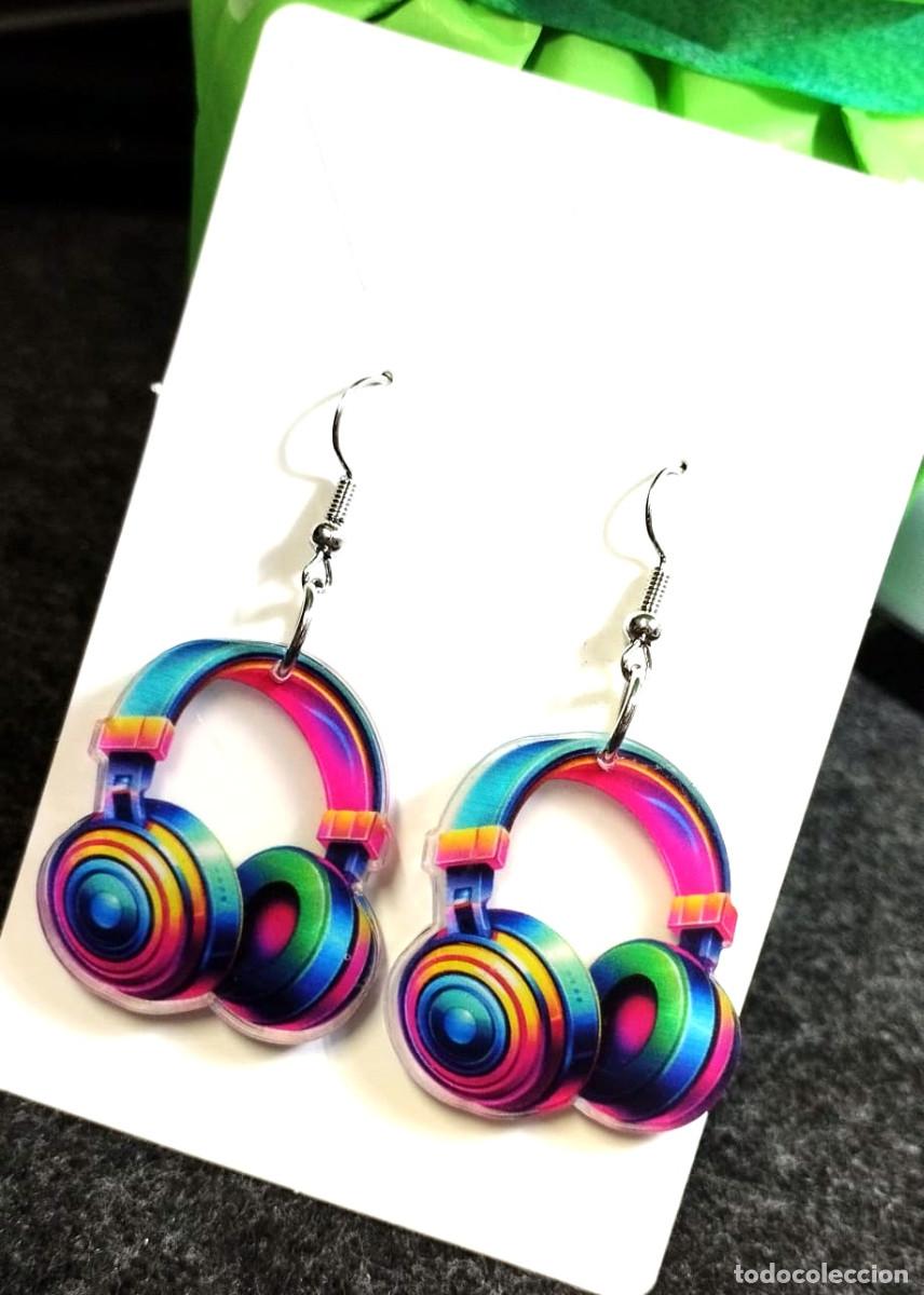 Joyeria: Pendientes Retro Auriculares multicolor, Nuevos - Foto 3