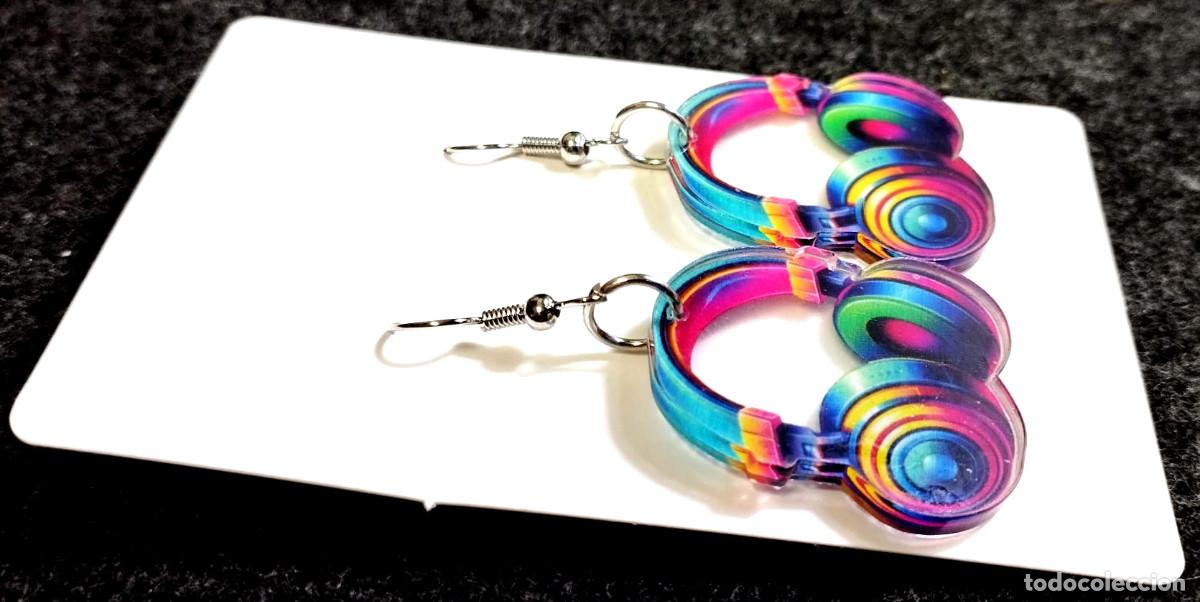 Joyeria: Pendientes Retro Auriculares multicolor, Nuevos - Foto 4