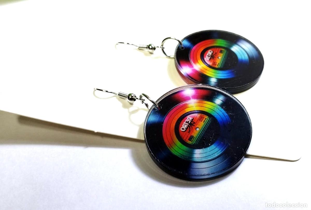 Joyeria: Pendientes retro Disco LP , Nuevos - Foto 3