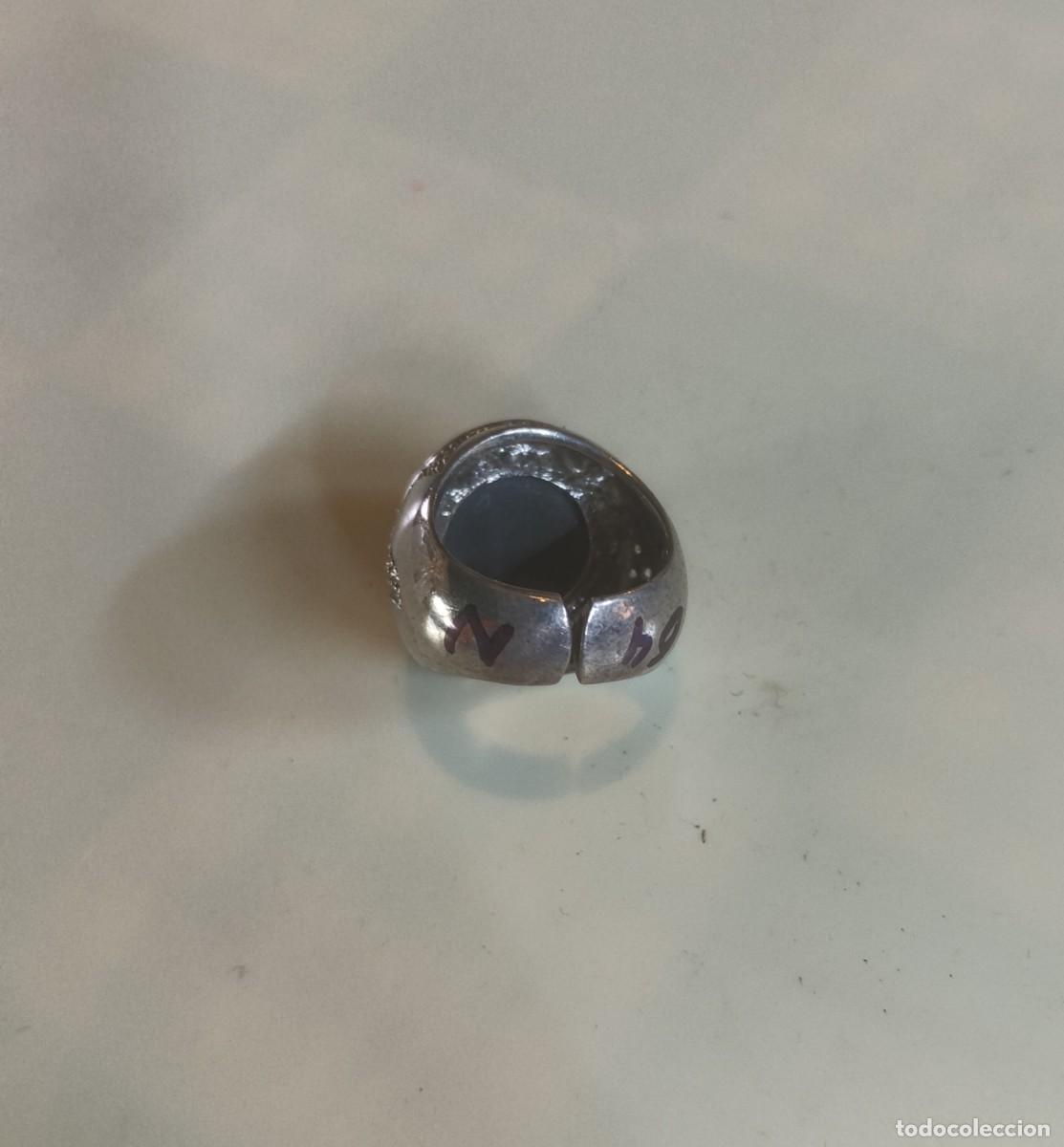 Joyeria: Anillo plateado con imitaci&oacute;n de &oacute;nice - Foto 2