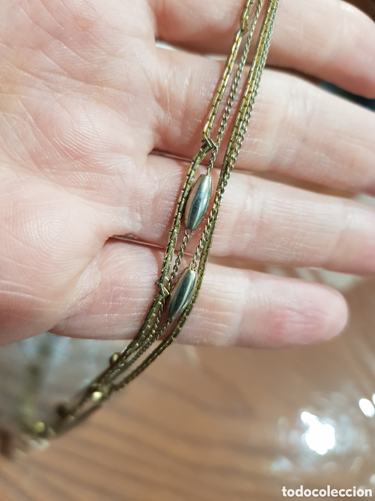 Joyeria: COLLAR DORADO - PLATEADO CON VARIAS CADENAS - Foto 4
