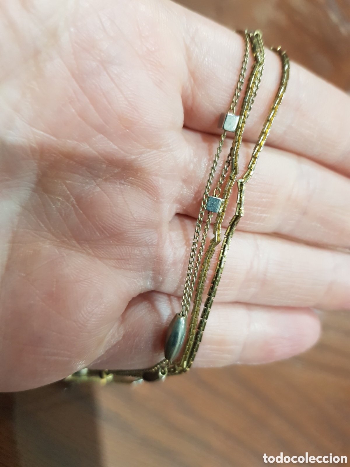 Joyeria: COLLAR DORADO - PLATEADO CON VARIAS CADENAS - Foto 5