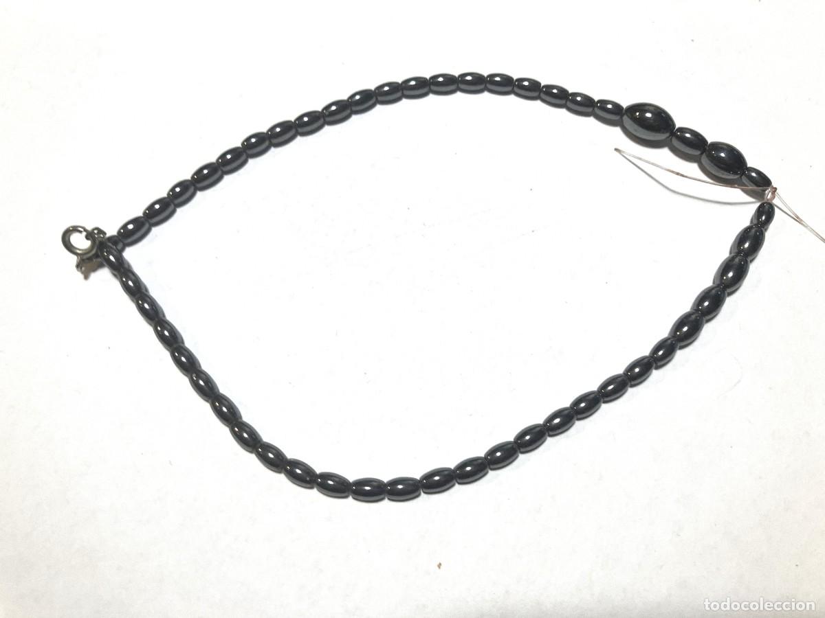 Joyeria: Collar de cuentas ovaladas met&aacute;licas. - Foto 1