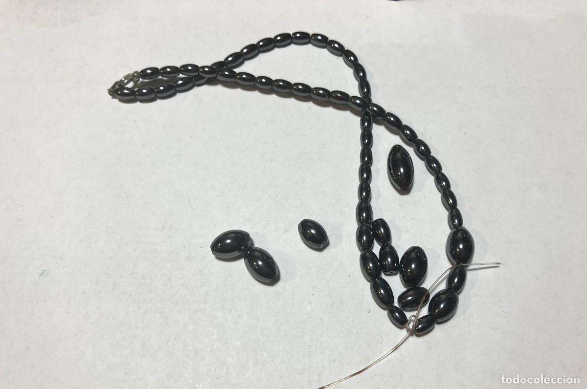 Joyeria: Collar de cuentas ovaladas met&aacute;licas. - Foto 4